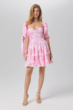Africa dress with balloon sleeves