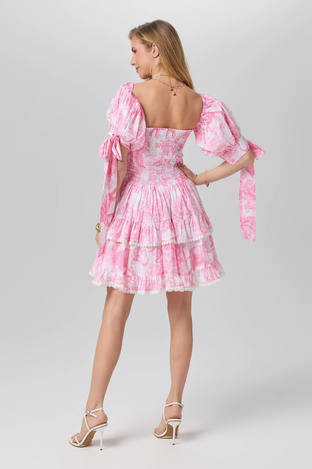 Africa dress with balloon sleeves