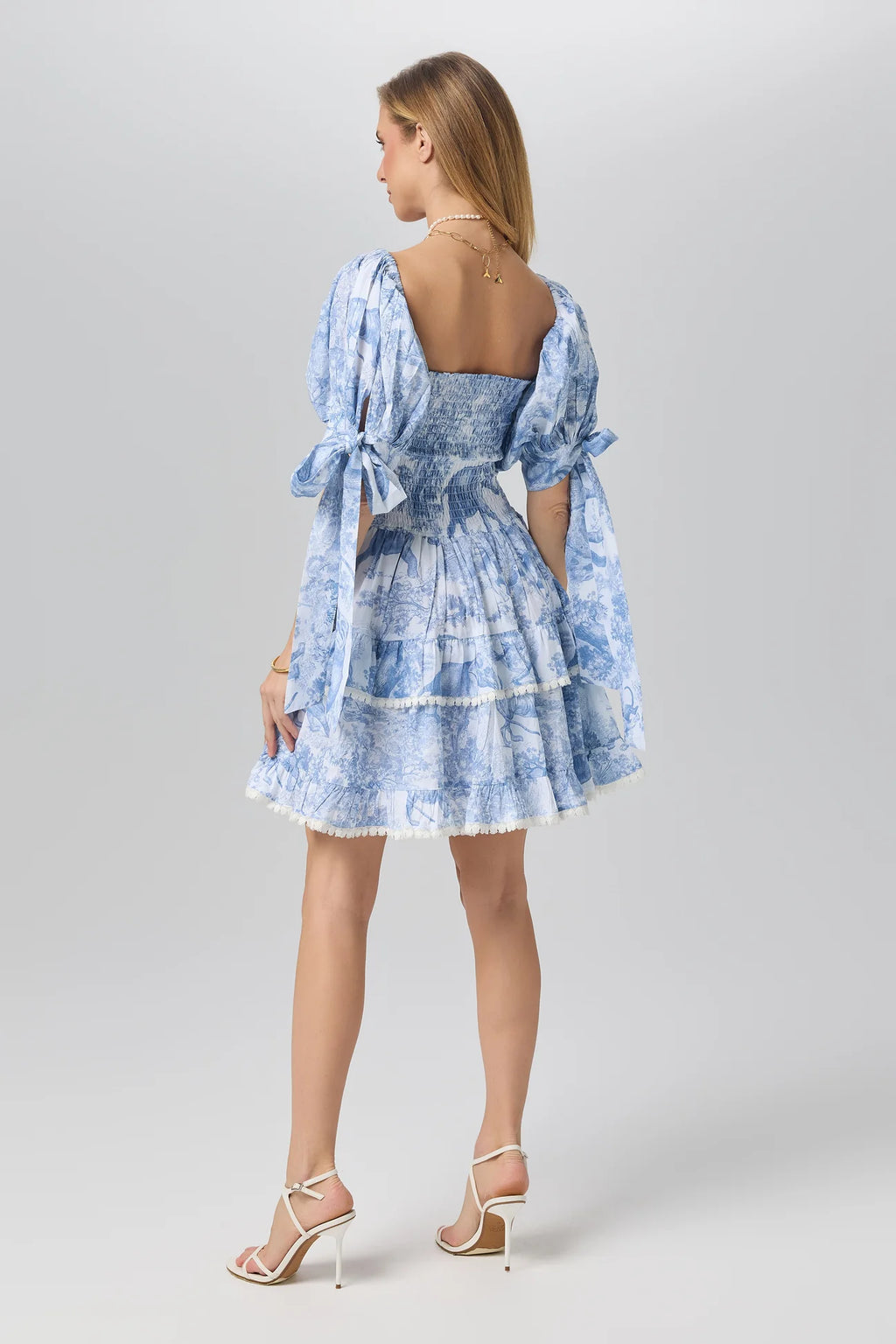 Africa dress with balloon sleeves