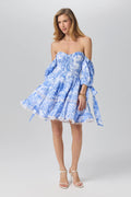Africa dress with balloon sleeves