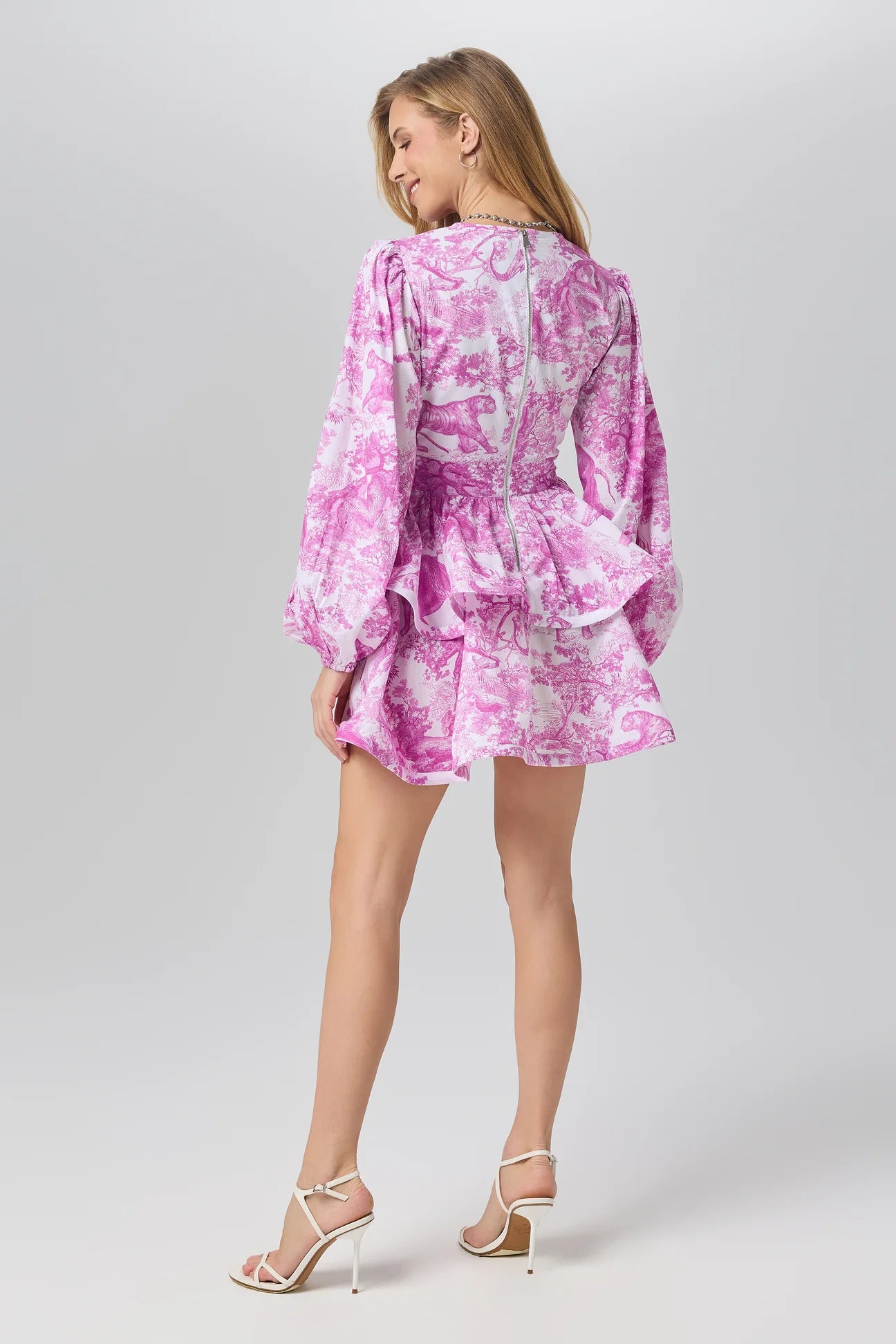 Africa layers short dress