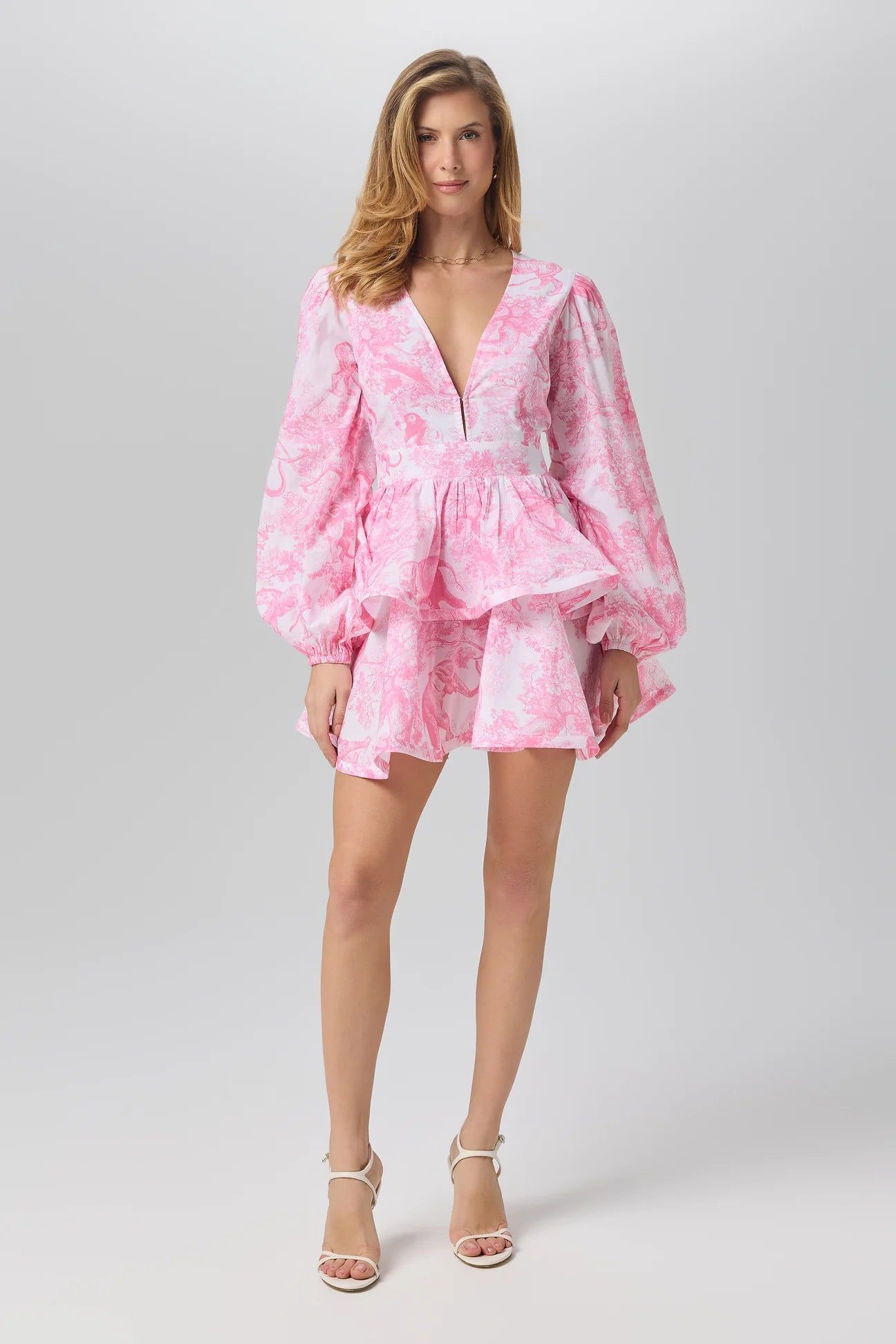 Africa layers short dress