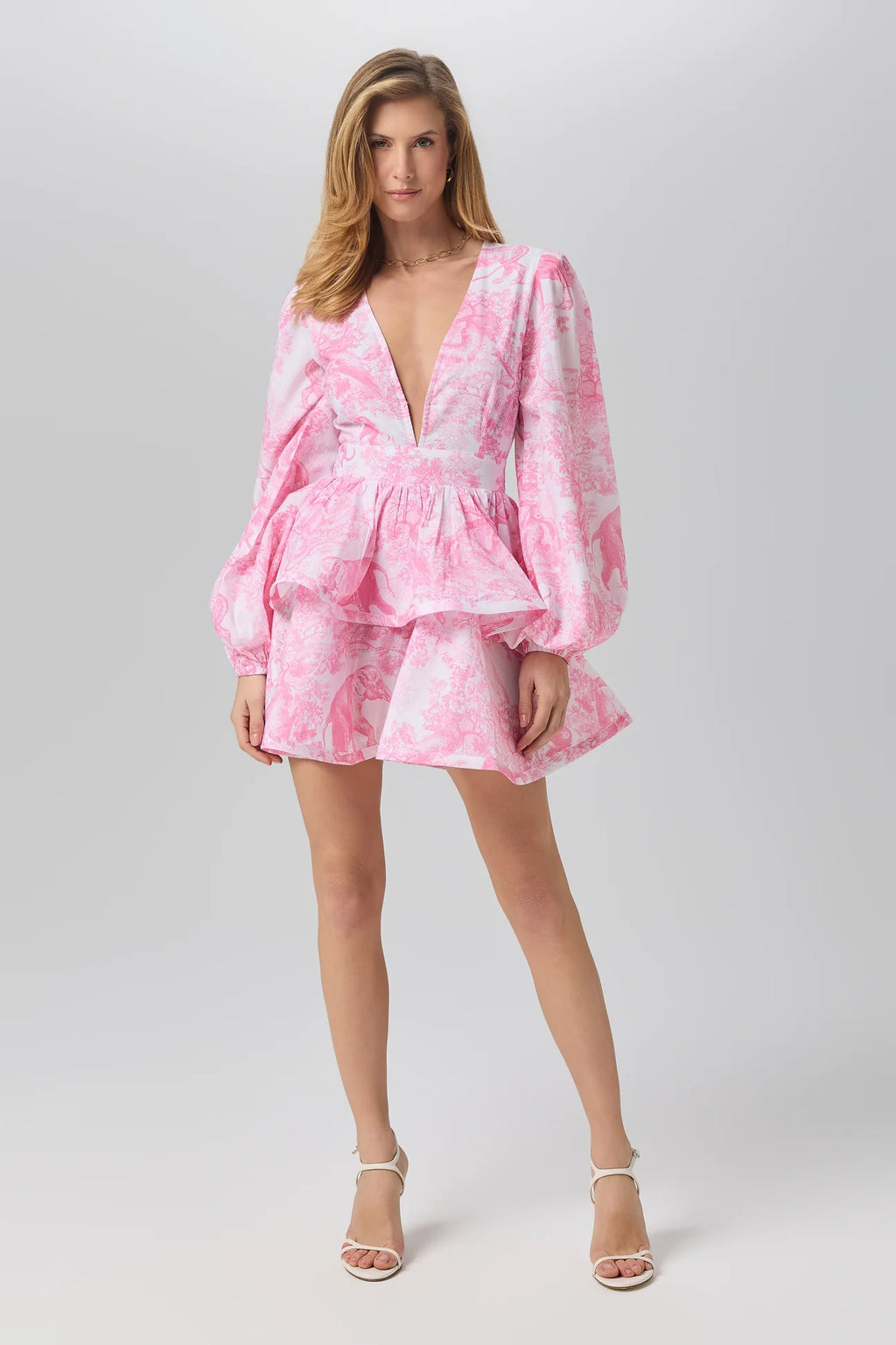 Africa layers short dress